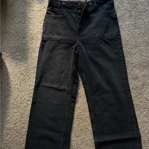 Free People Black Women Jeans